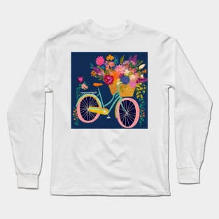 Springtime cycling Long Sleeve T-Shirt